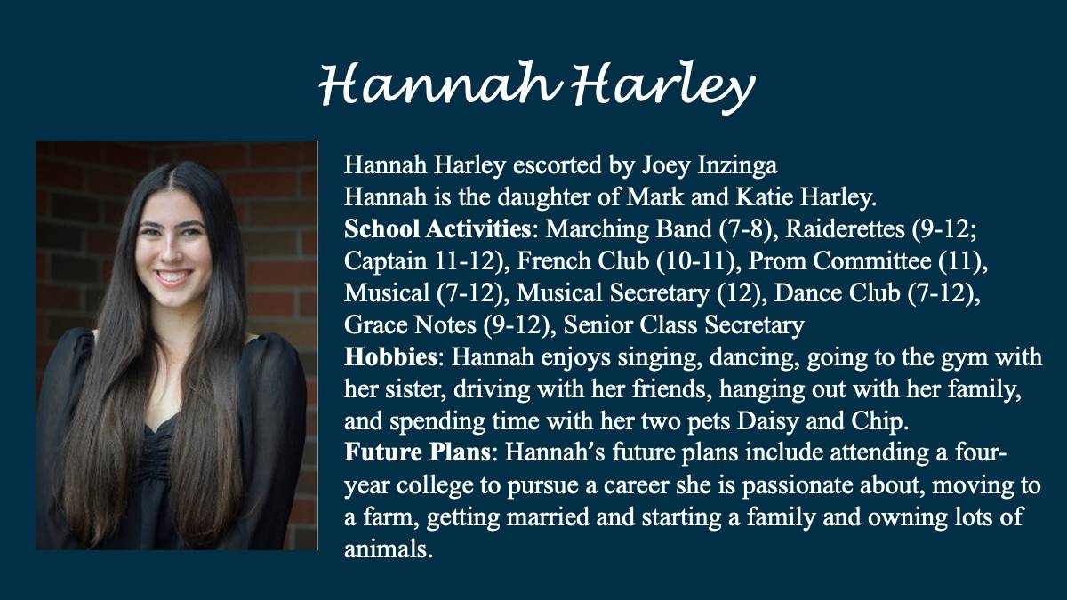 Hannah Harley - Homecoming Court 2022
