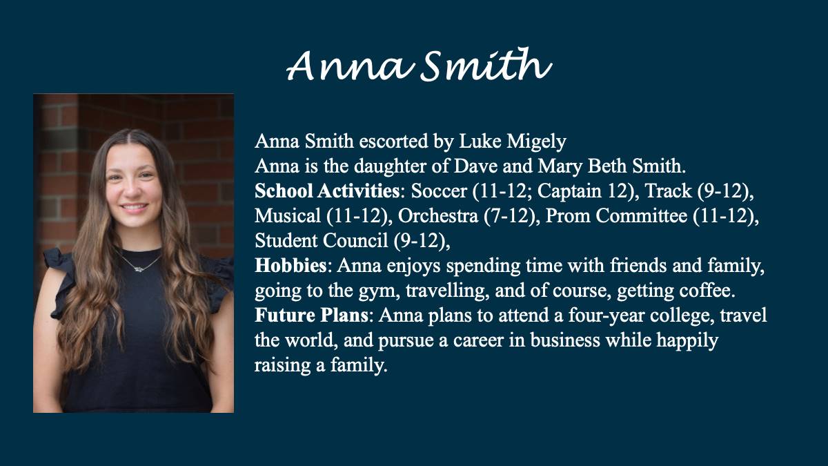 Anna Smith - Homecoming Court 2022