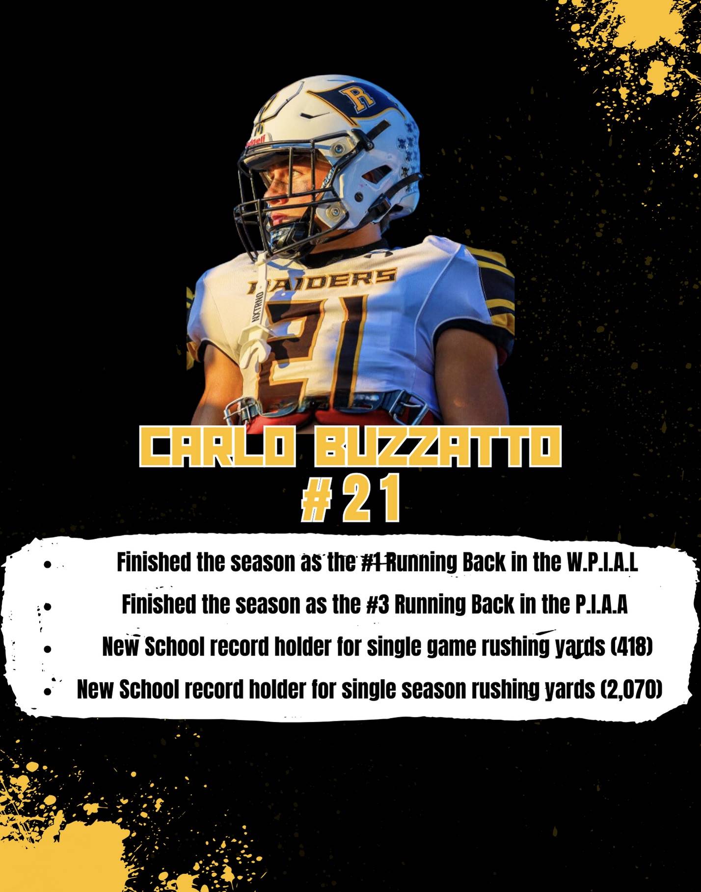 Carlo Buzzatto Accomplishments