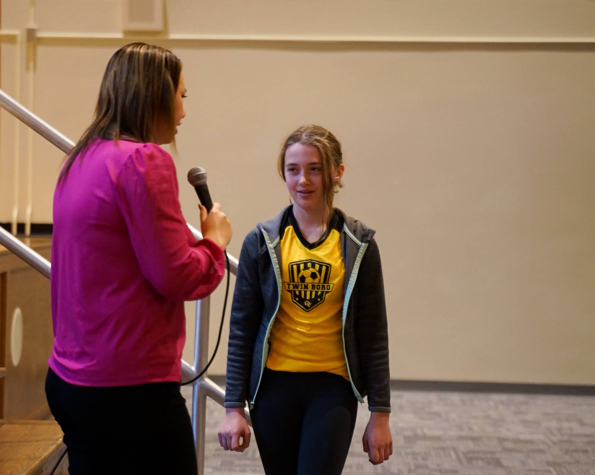 KDKA Meteorologist Falicia Woody at Tenth Street Elementary