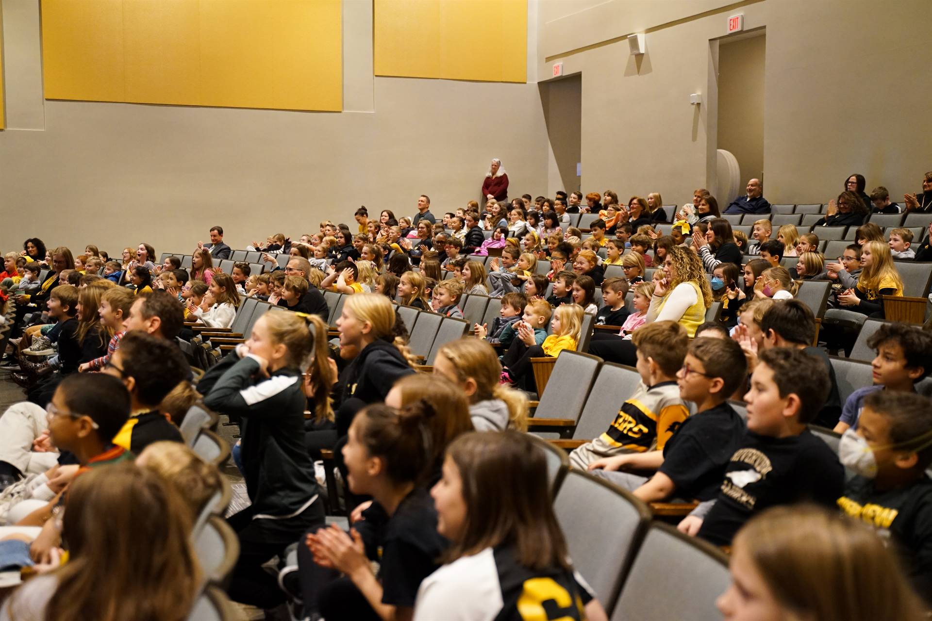 KDKA Meteorologist Falicia Woody at Tenth Street Elementary