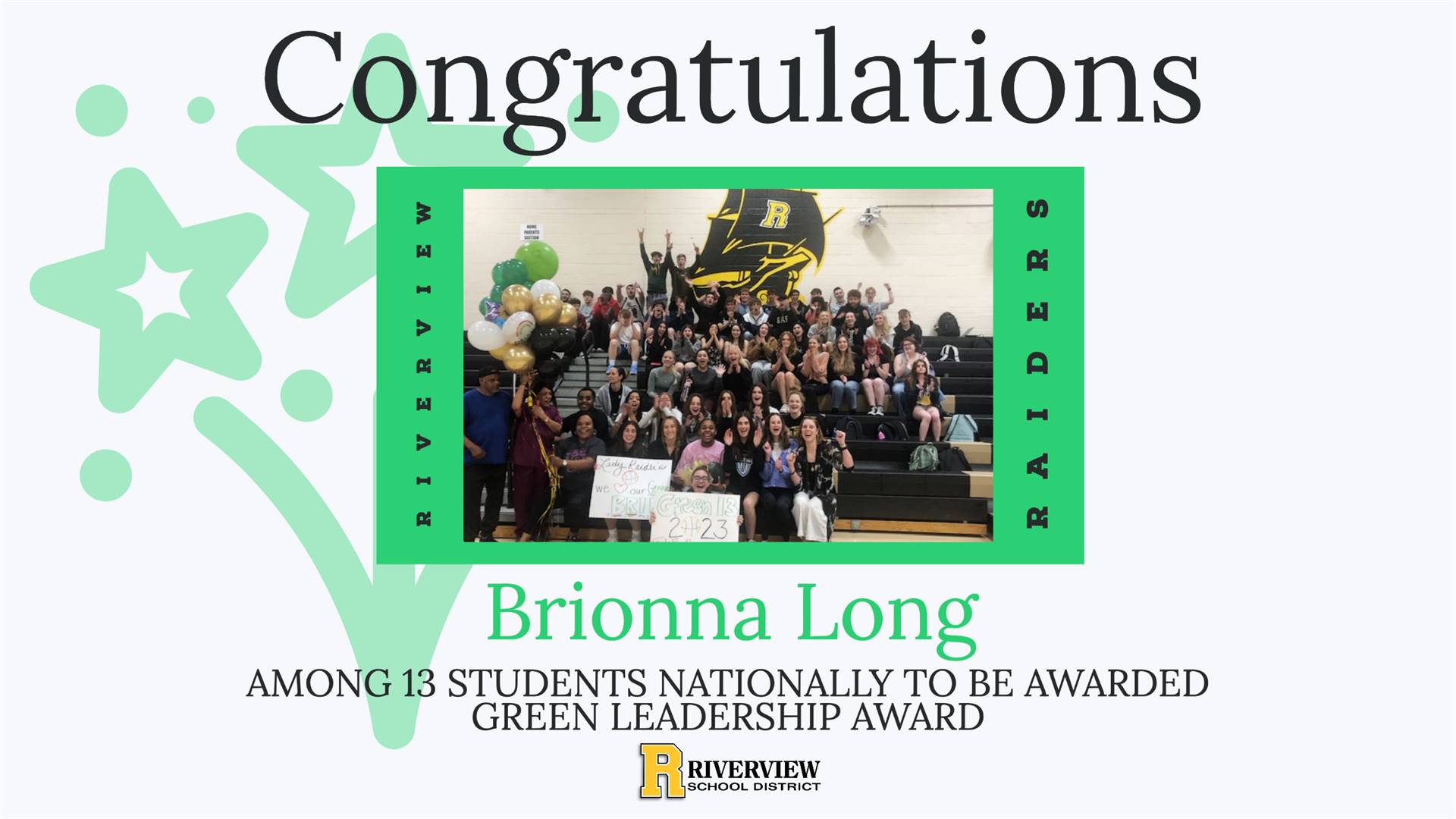 Brionna Long wins Green 13 Leadership Award