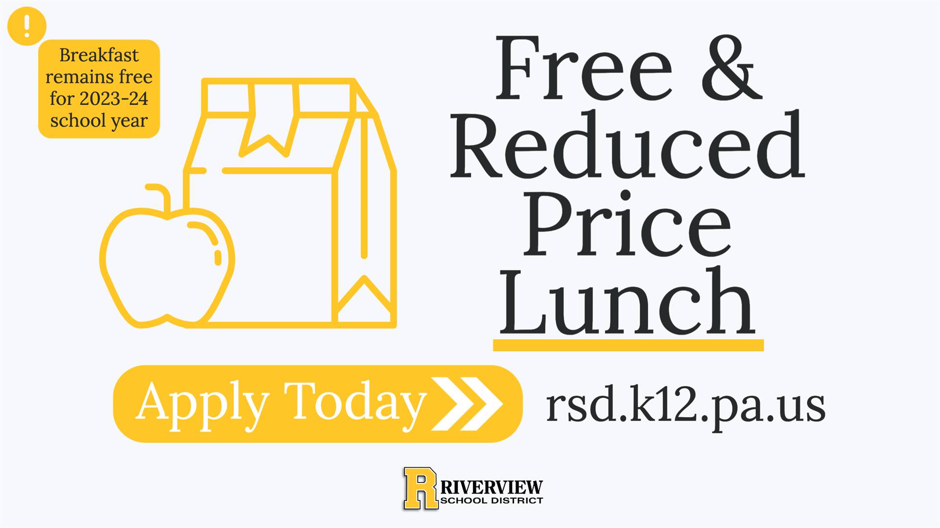 Free & Reduced Price Lunch Application