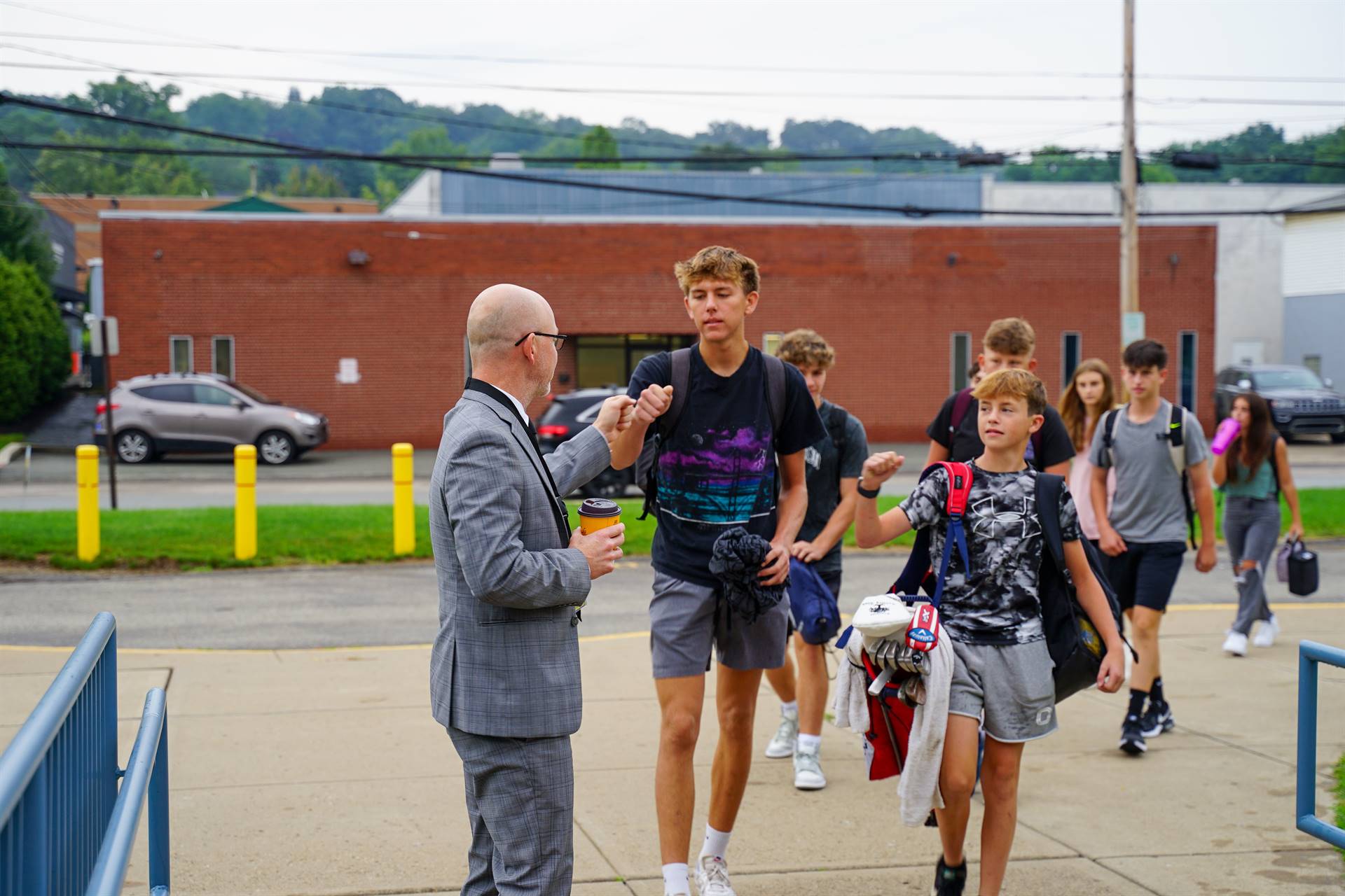 First day of school at Riverview