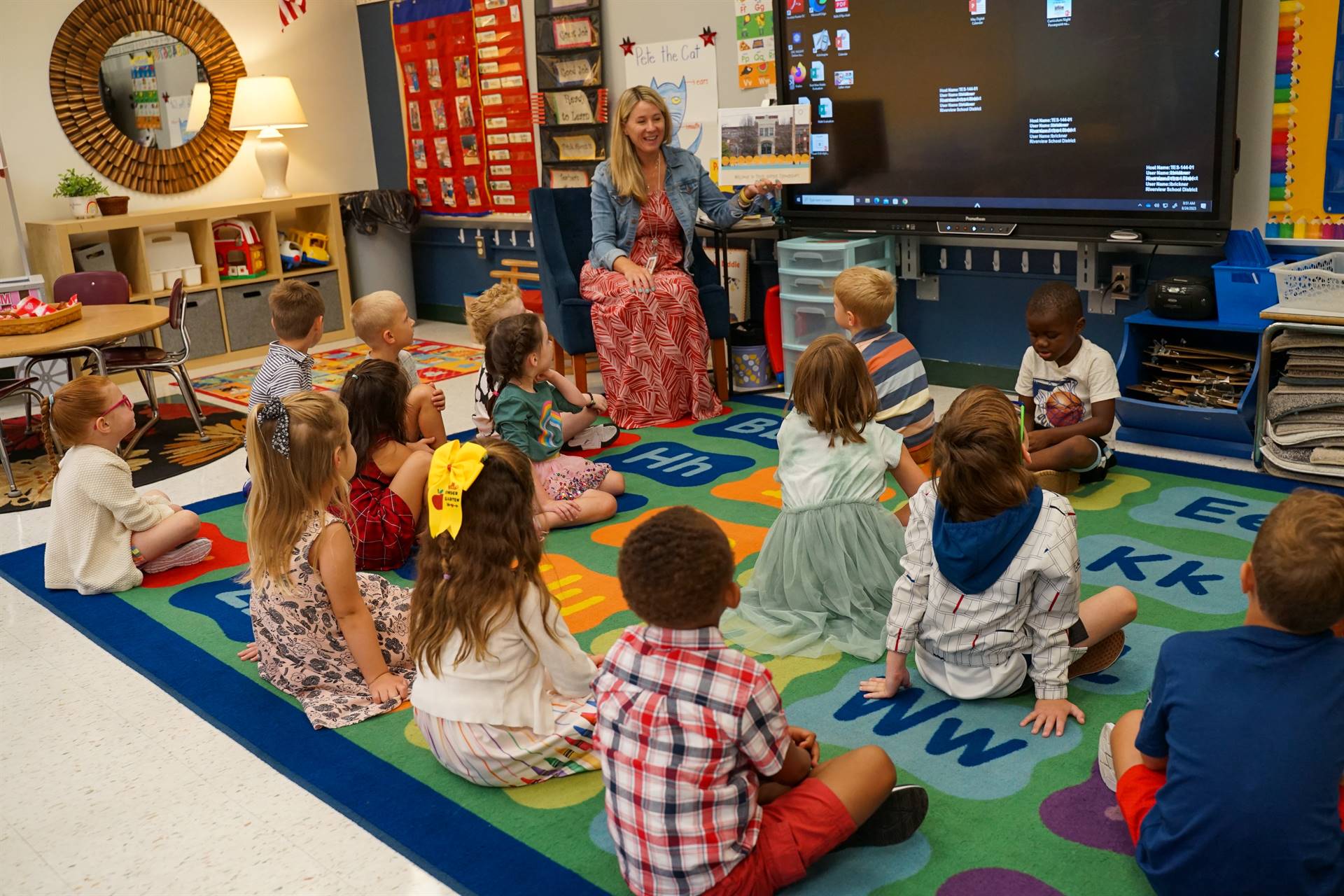 First day of school at Riverview