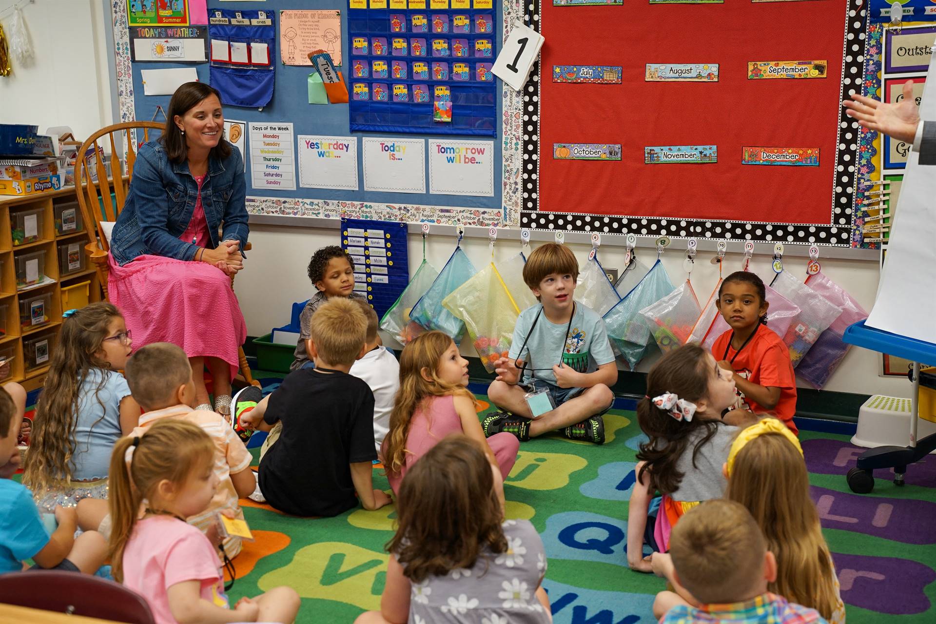 First day of school at Riverview