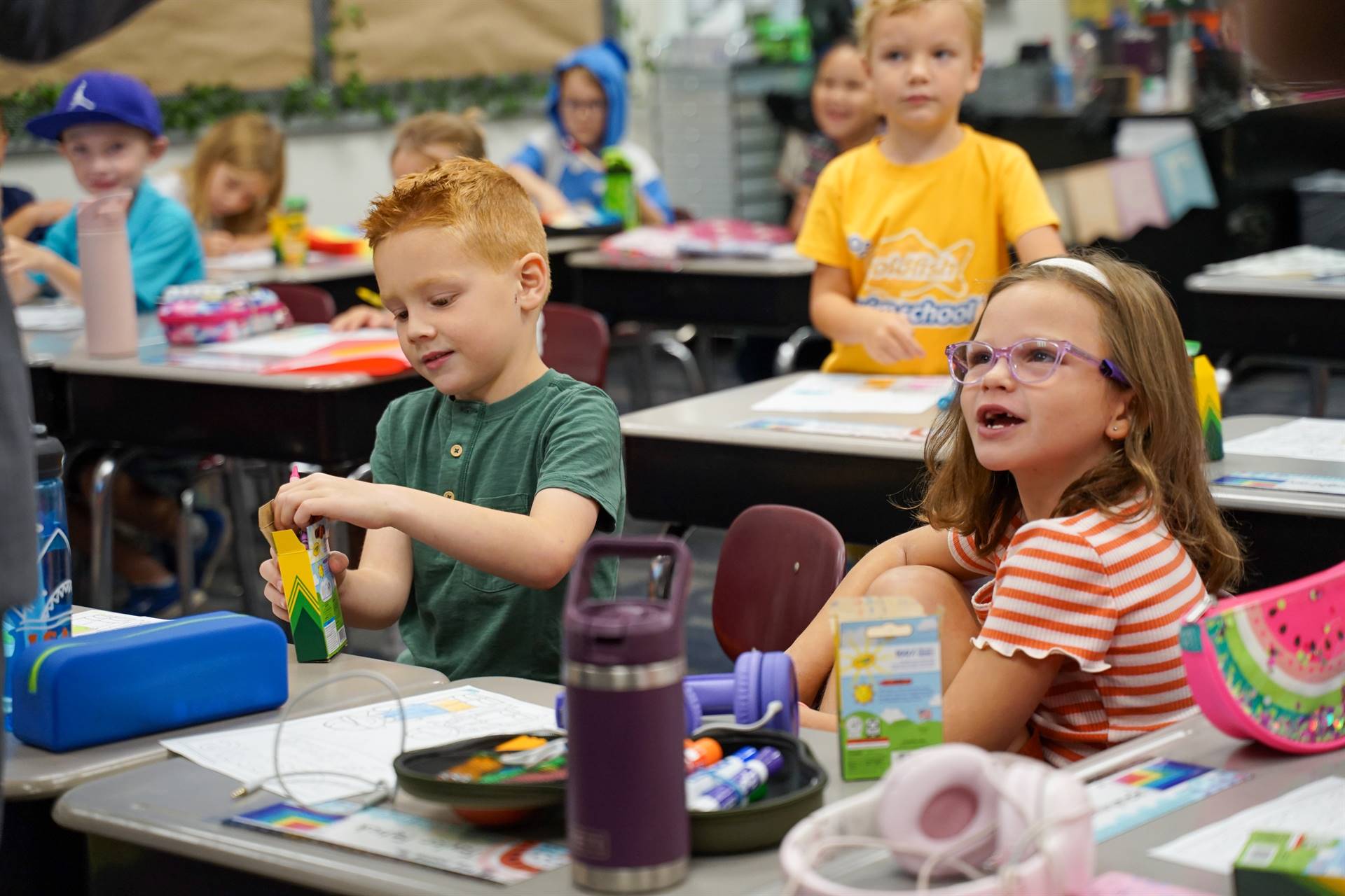 First day of school at Riverview