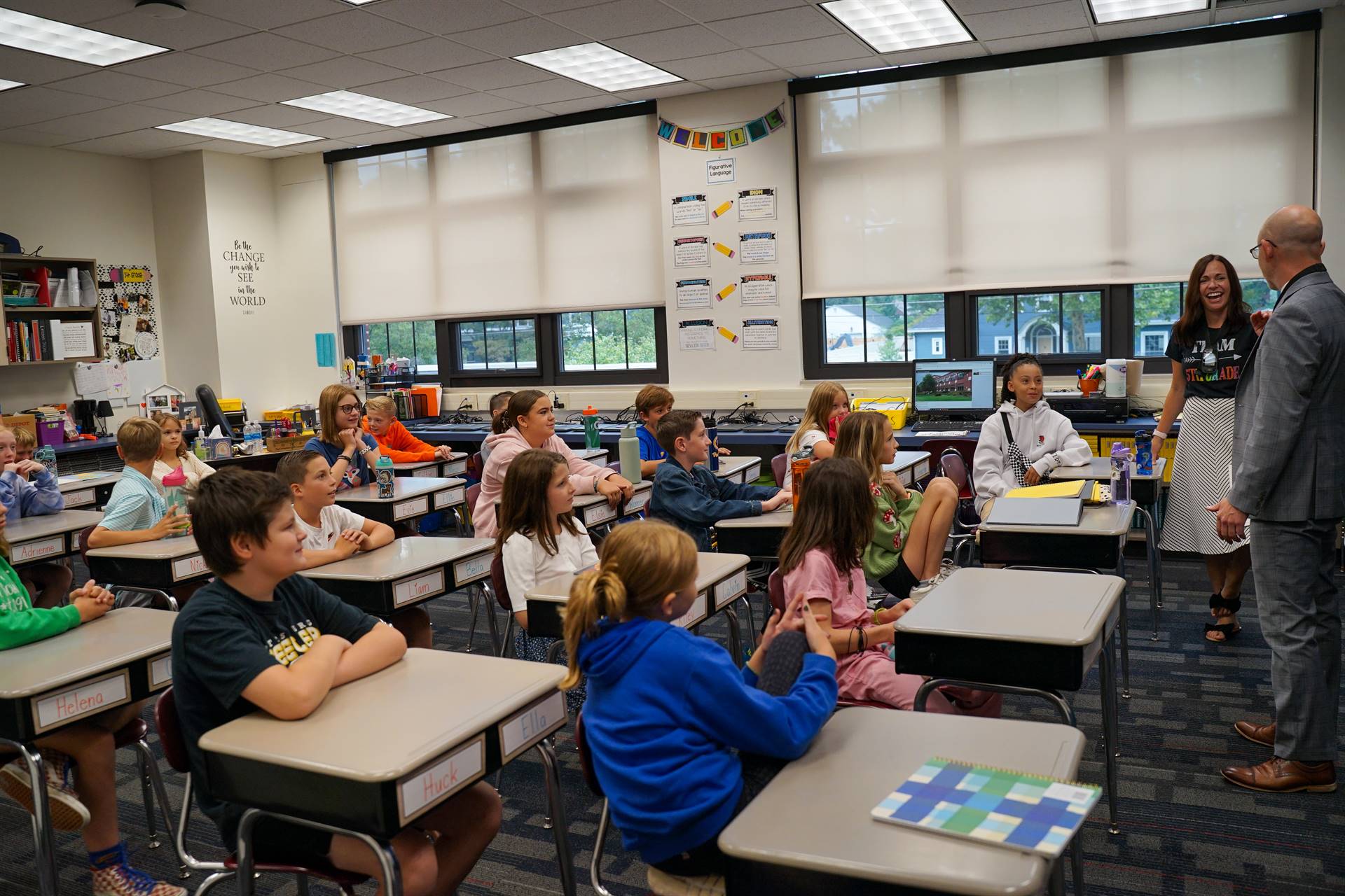 First day of school at Riverview