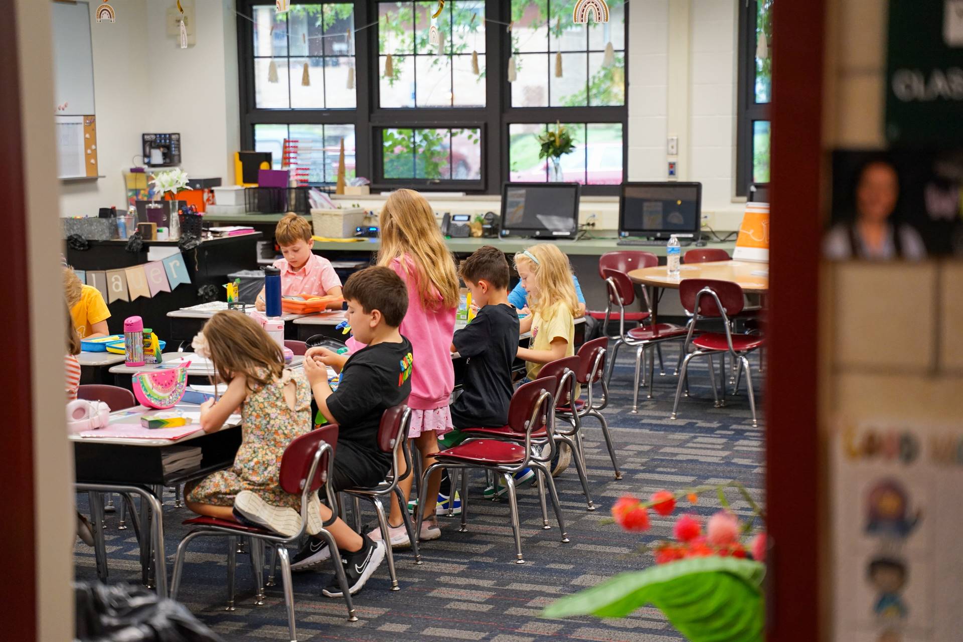 First day of school at Riverview