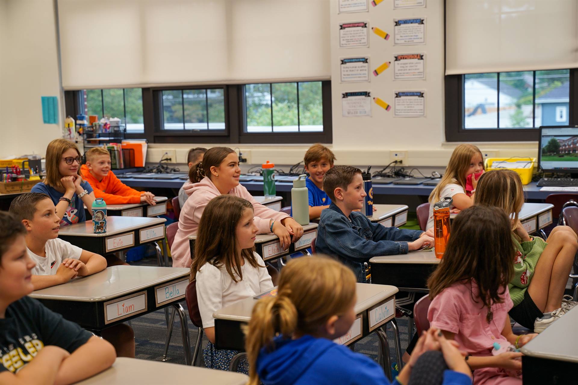 First day of school at Riverview