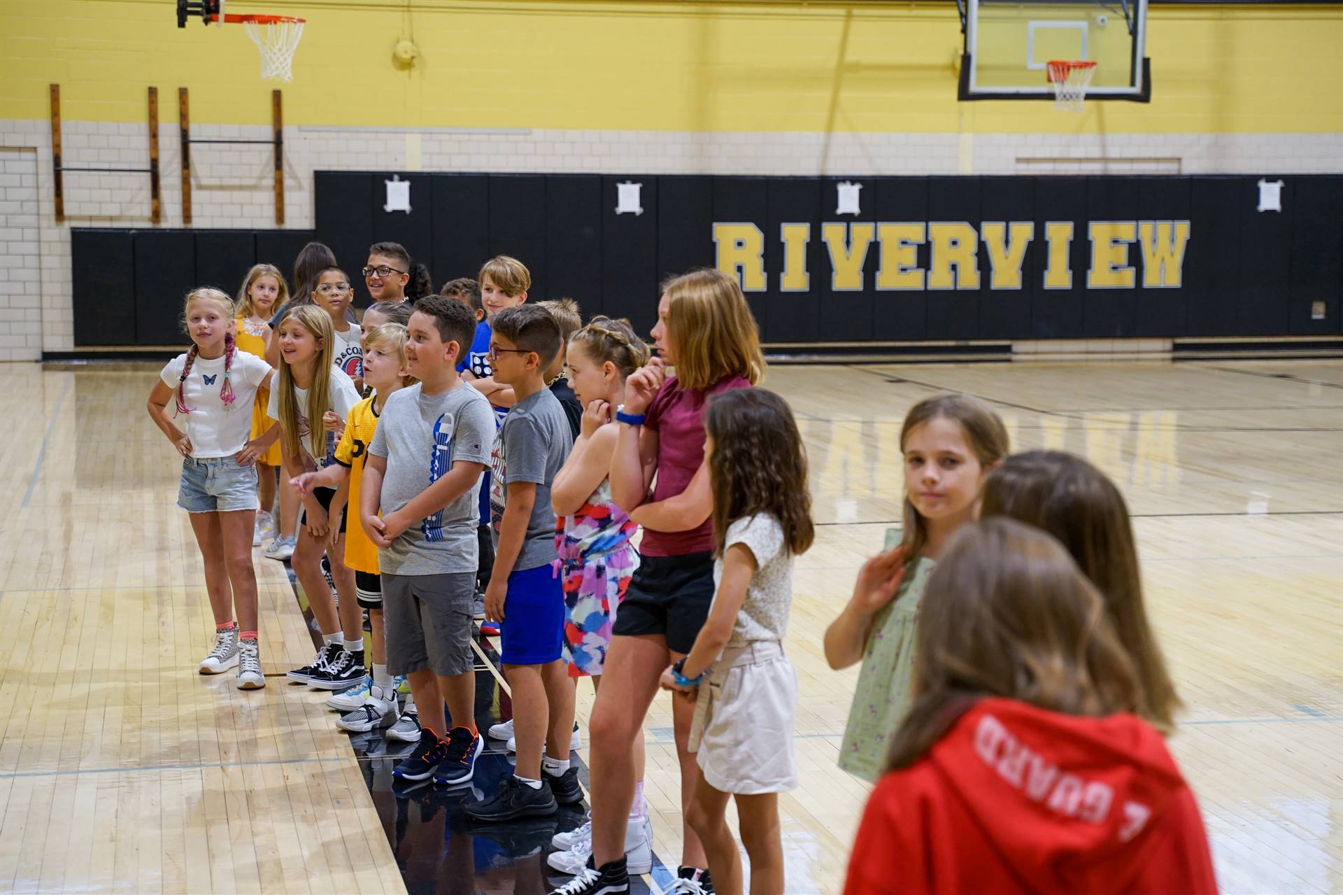 First day of school at Riverview