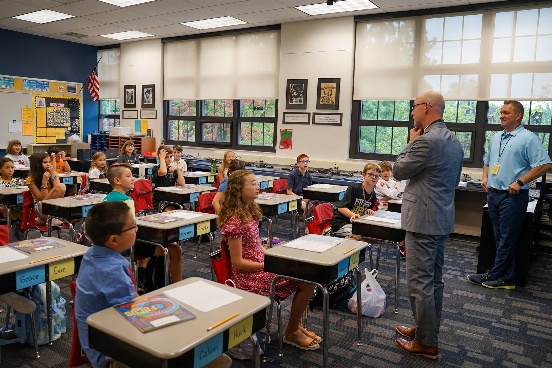 First day of school at Riverview
