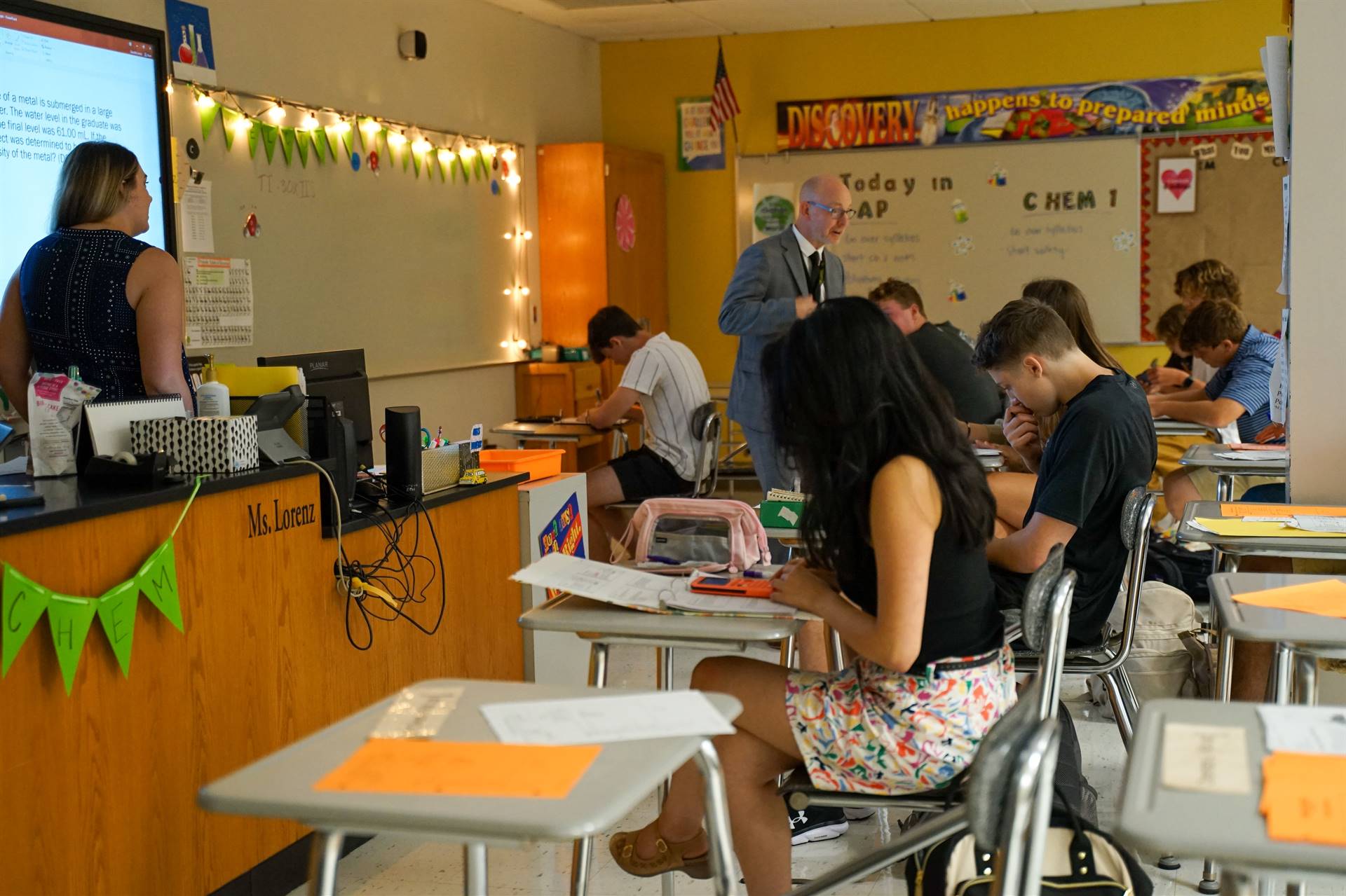 First day of school at Riverview
