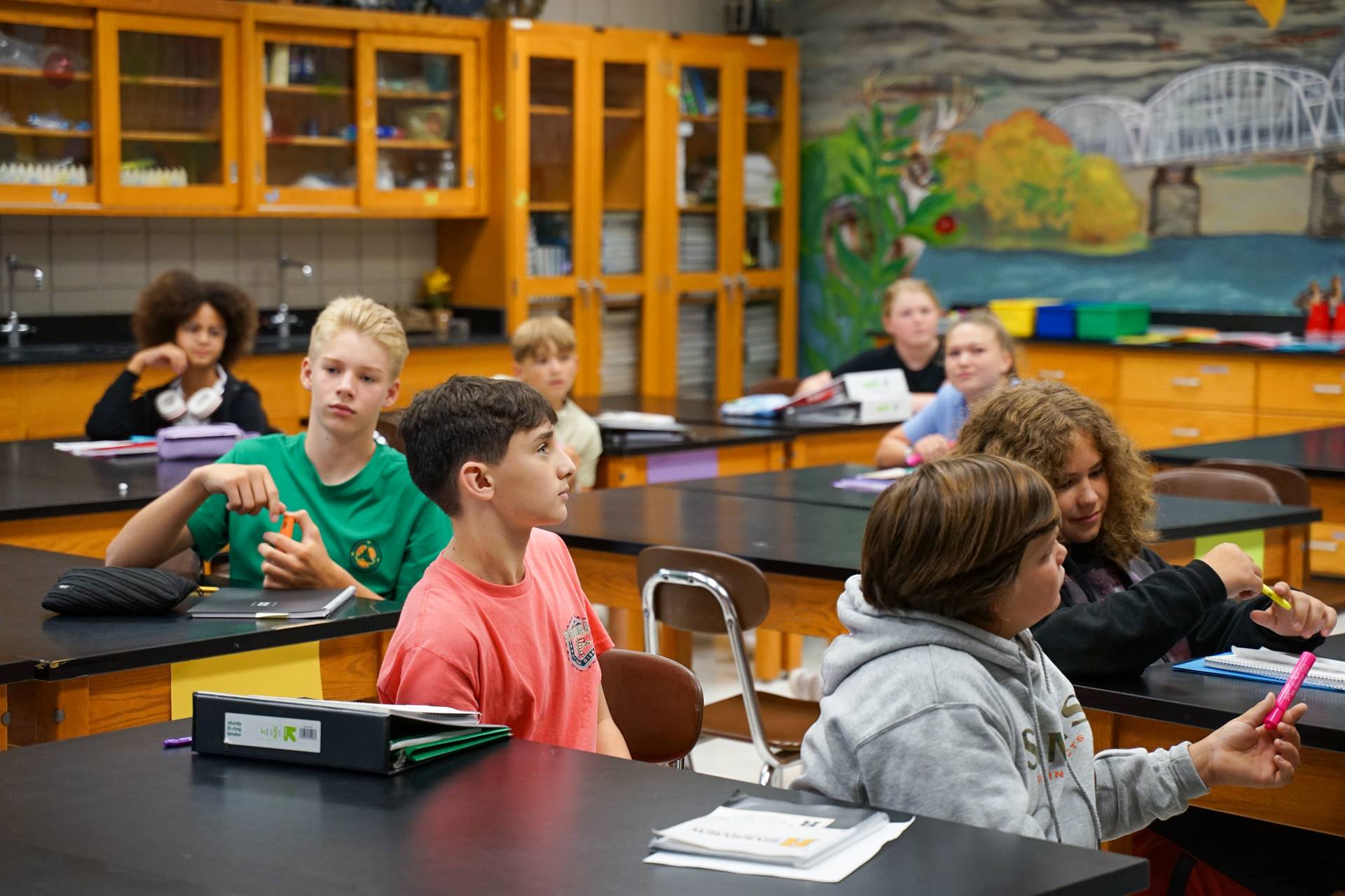 First day of school at Riverview