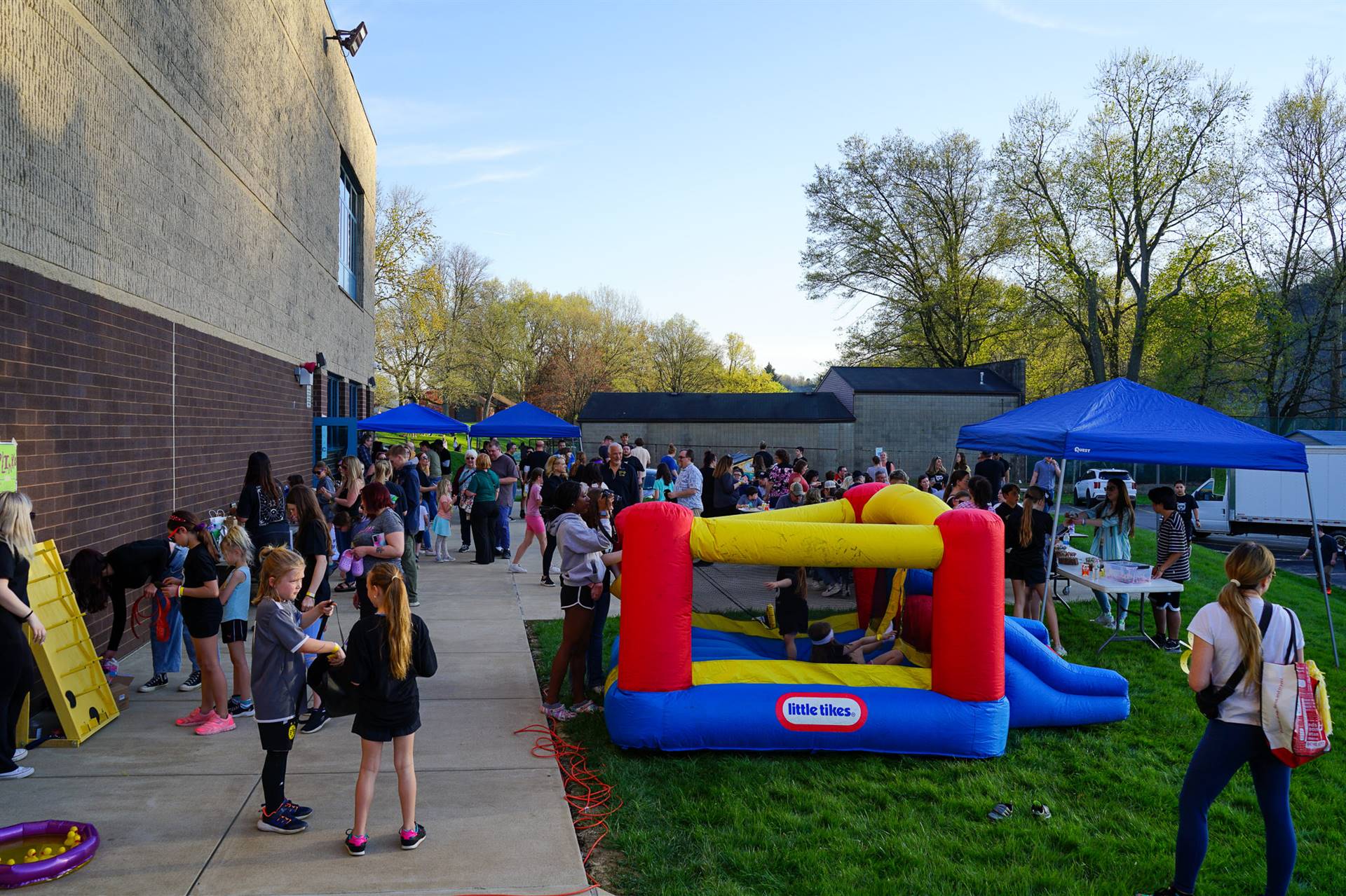 Students and families during the Inclusion Carnival as part of Inclusion Week